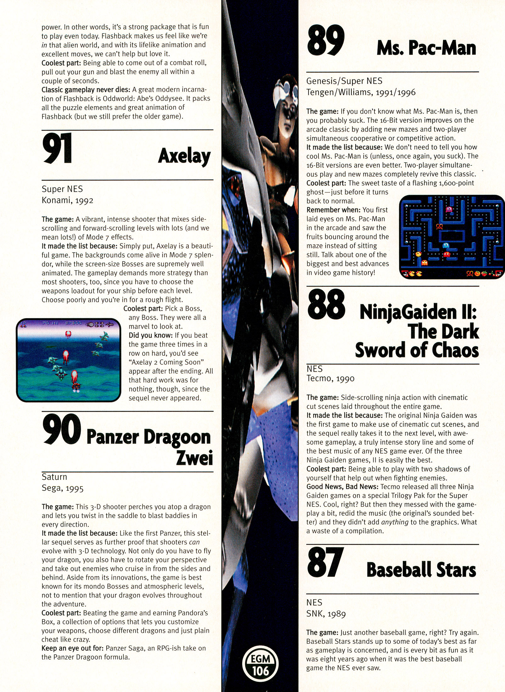 100 Best Games of All Time, Electronic Gaming Monthly November 1997 page 106