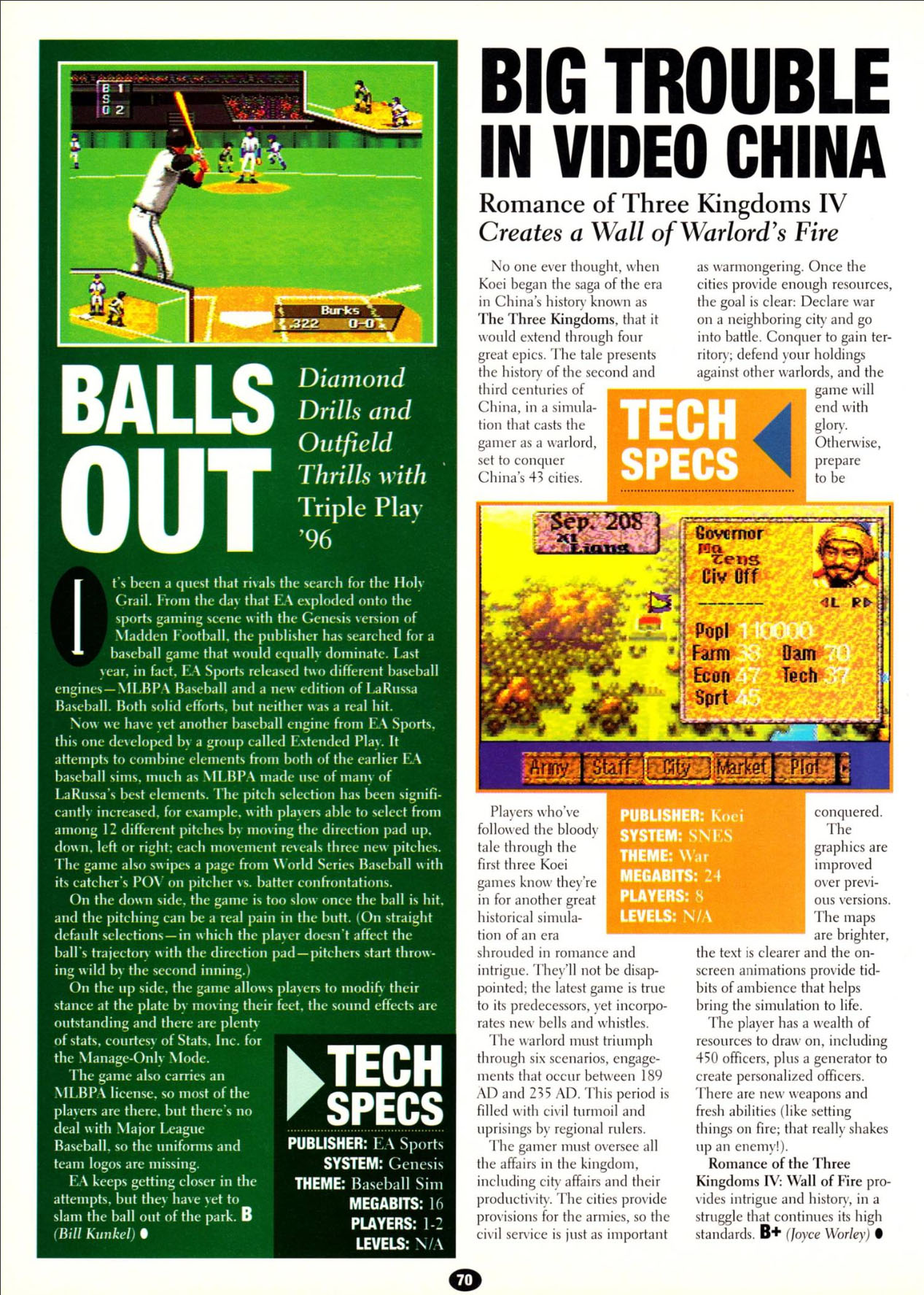 Balls Out, Fusion August 1995 page 70